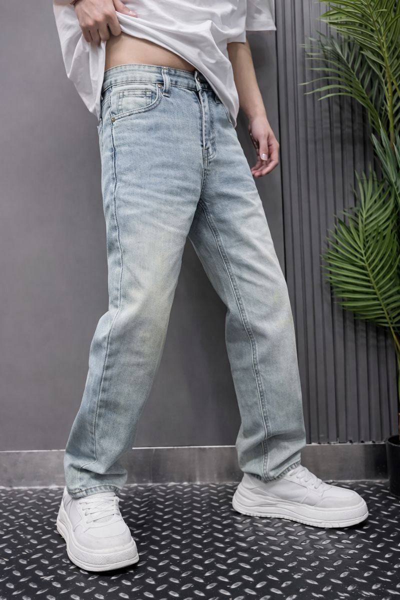 Pantalones rectos para hombre ajustados - Halvor