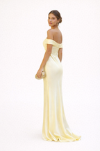 Vestido largo de hombros descubiertos para fiesta para mujer - Lea