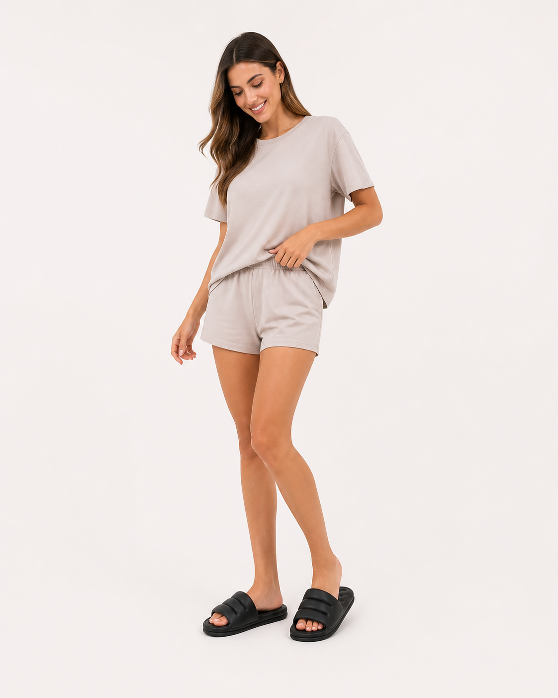 Sandalias mujer acolchadas tipo slider planas - Ingrid