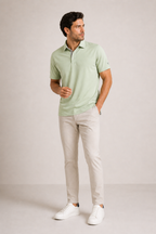 Polo hombre manga corta cuello clásico - Mario