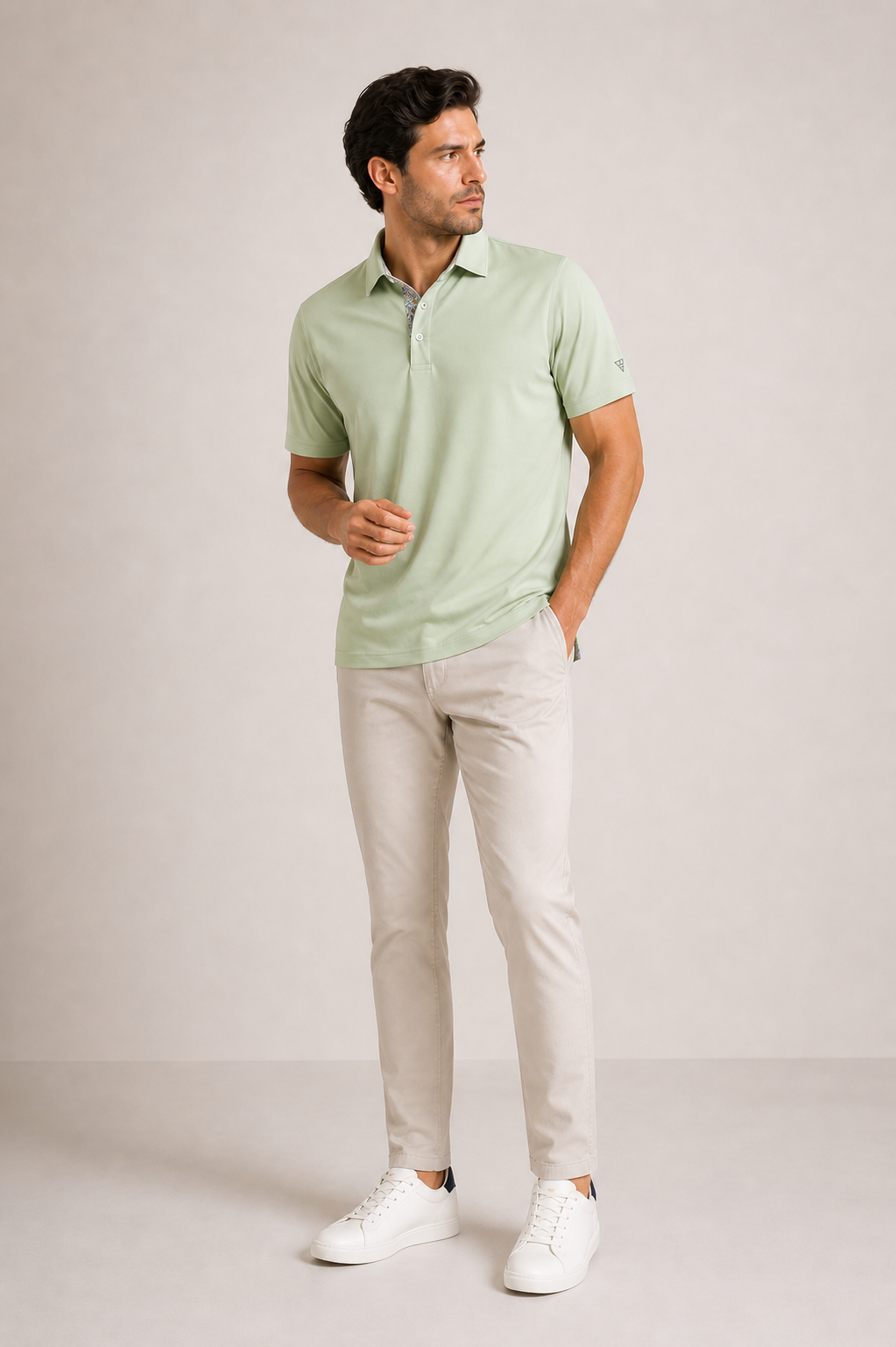 Polo hombre manga corta cuello clásico - Mario