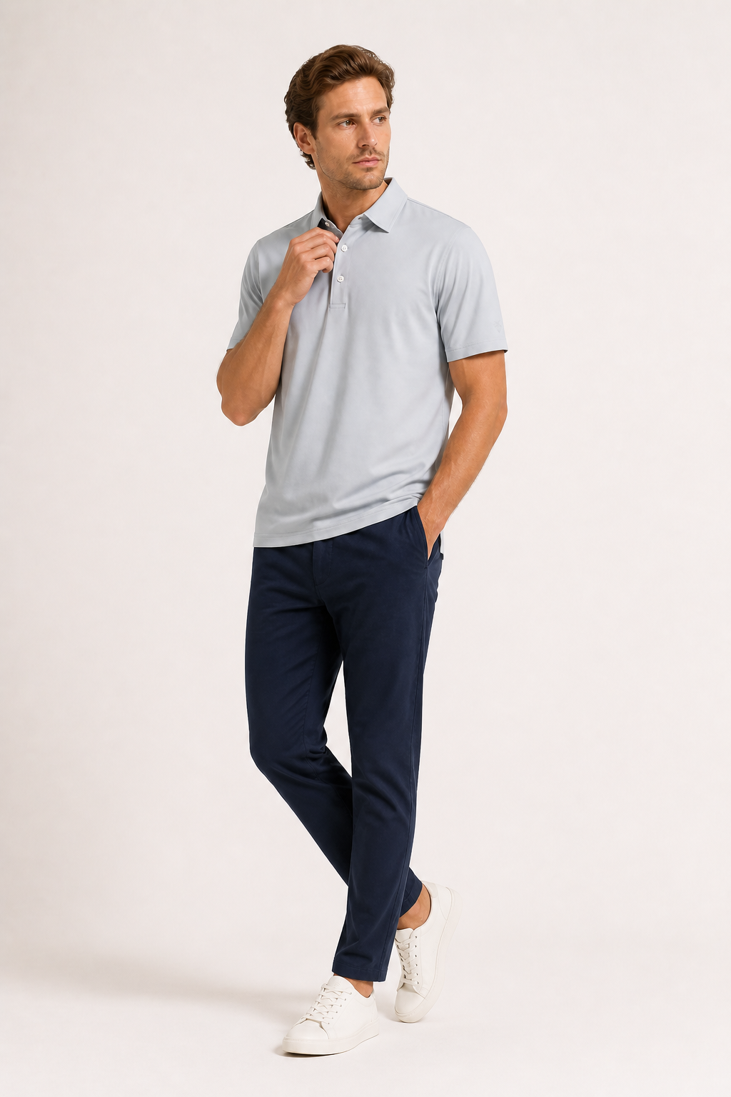 Polo hombre manga corta cuello clásico - Mario