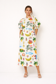 Beige/Estampado A