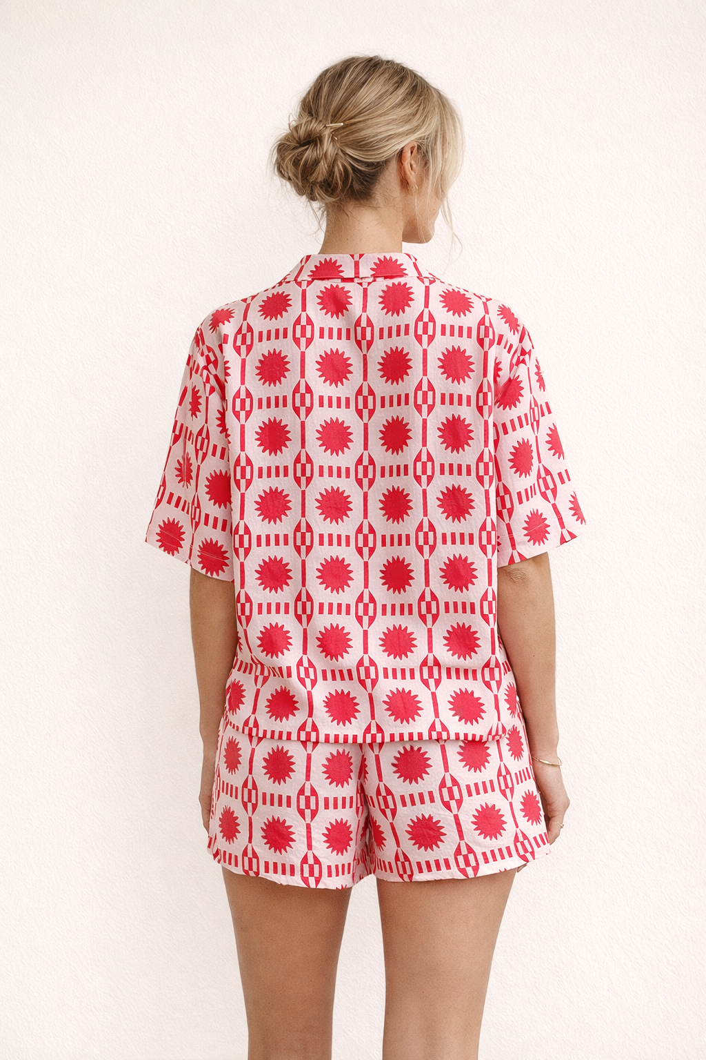 Conjunto mujer estampado estilo casual verano cómodo - Silvia