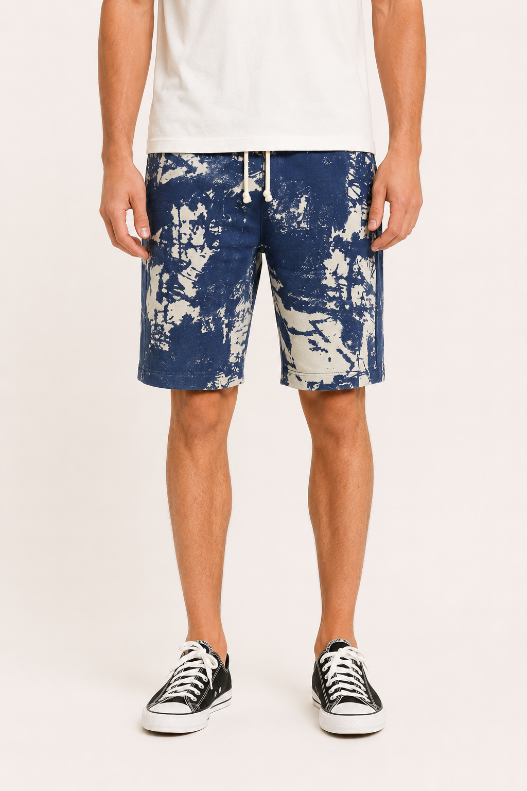 Short estampado hombre cintura ajustable largo rodilla – Hugo