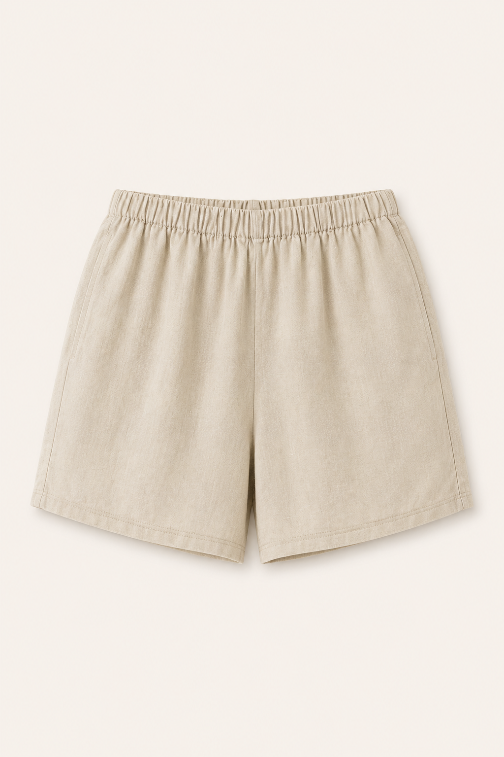 Short cintura elástica mujer tiro alto pierna amplia bolsillos – Klara