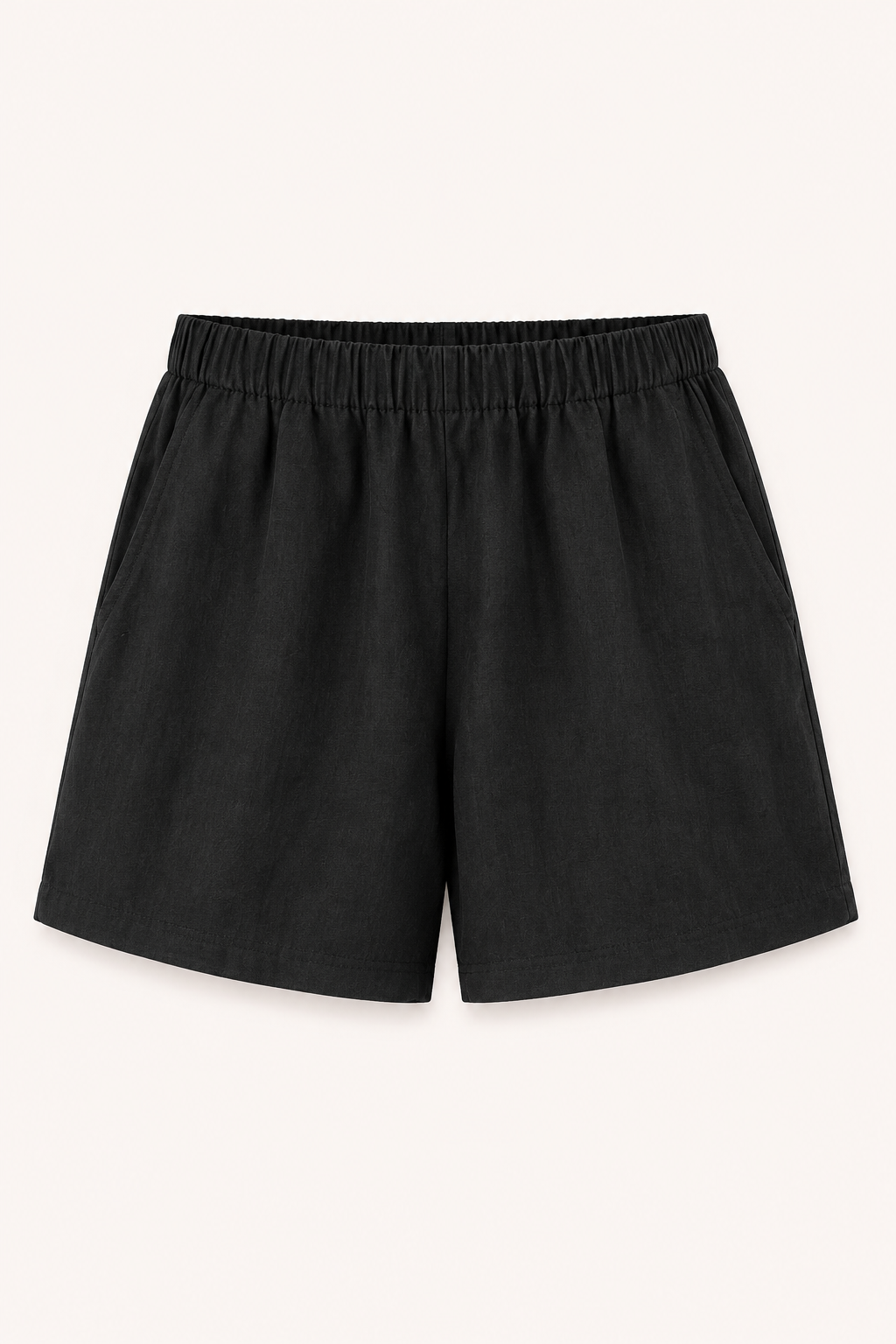 Short cintura elástica mujer tiro alto pierna amplia bolsillos – Klara