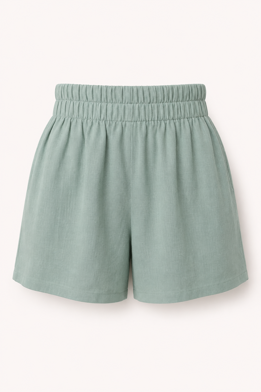 Short cintura elástica mujer tiro alto pierna amplia bolsillos – Klara