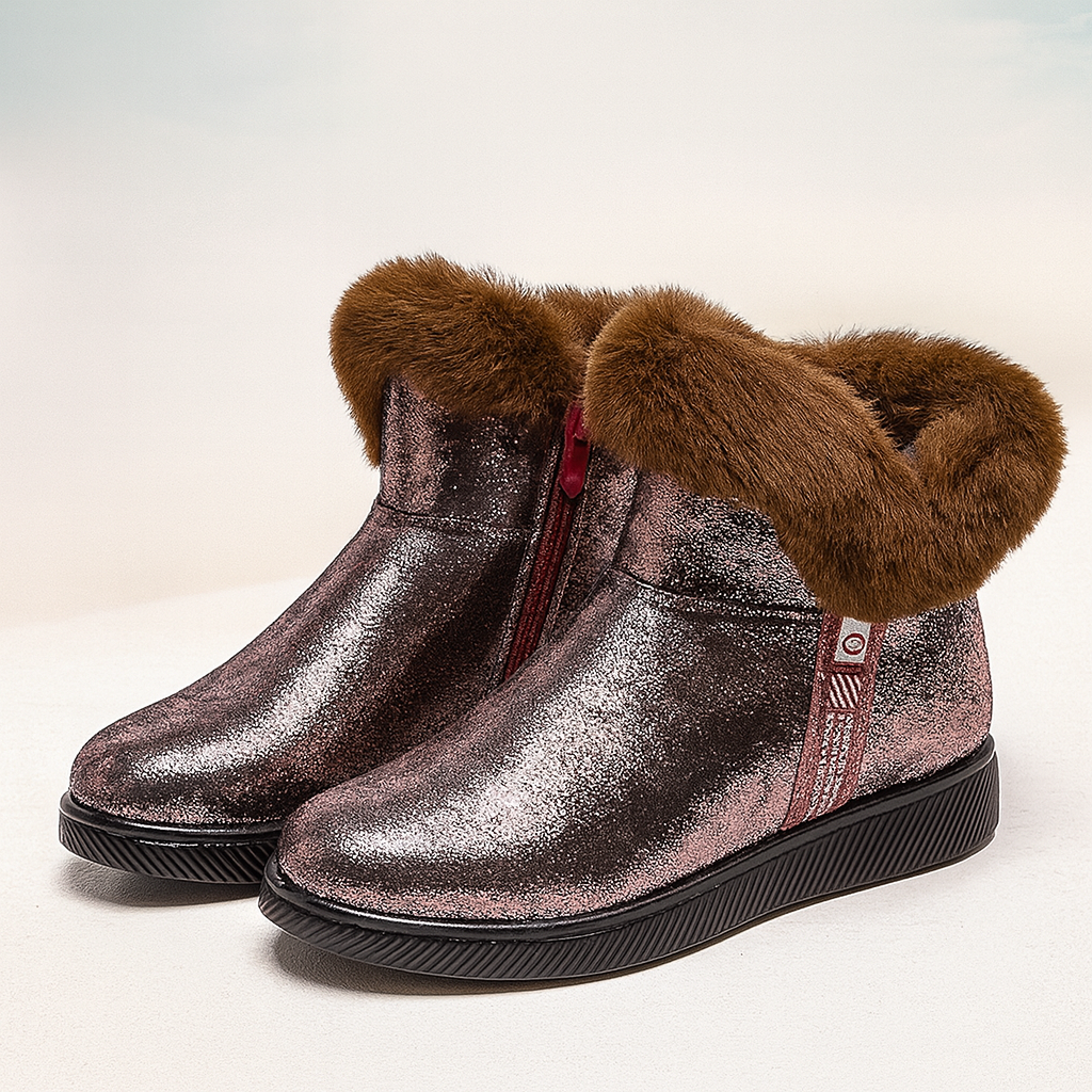 Botines para mujer efecto brillante invierno - Nivara