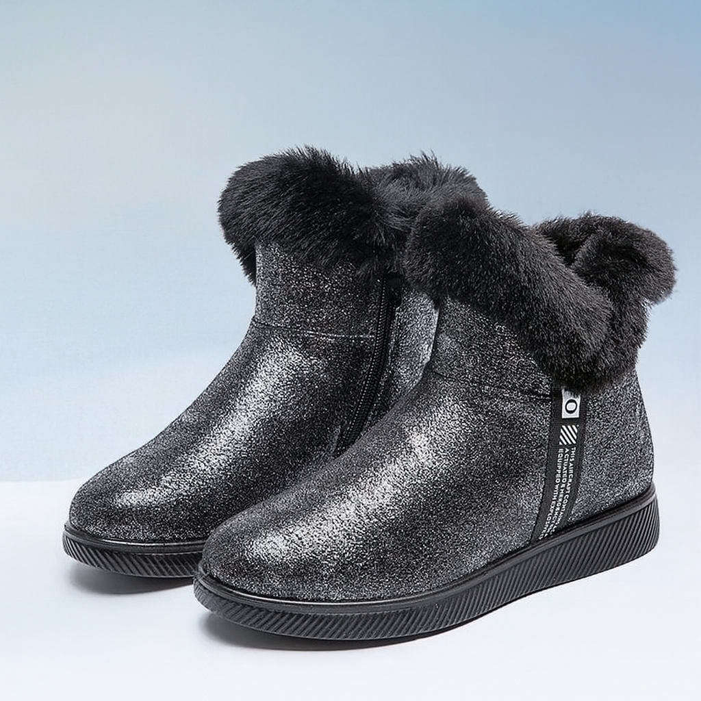 Botines para mujer efecto brillante invierno - Nivara