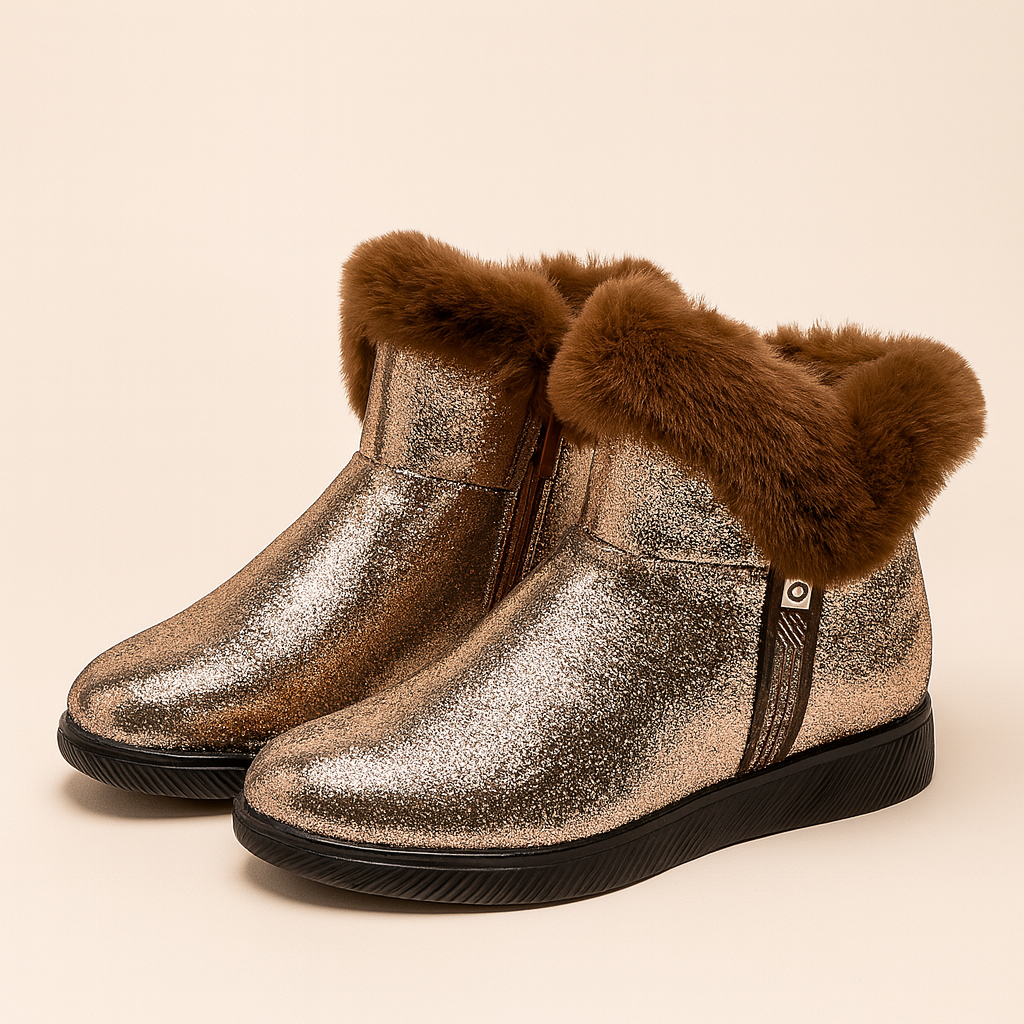 Botines para mujer efecto brillante invierno - Nivara