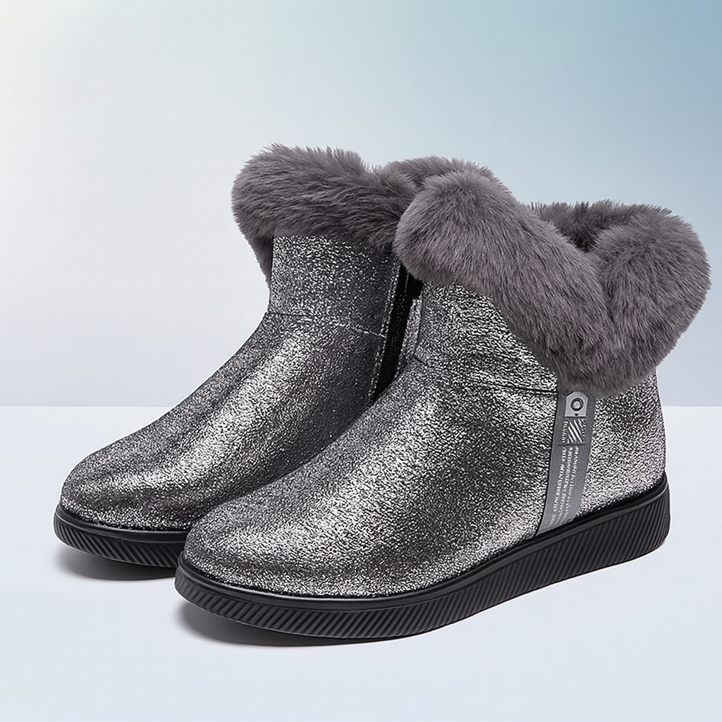 Botines para mujer efecto brillante invierno - Nivara