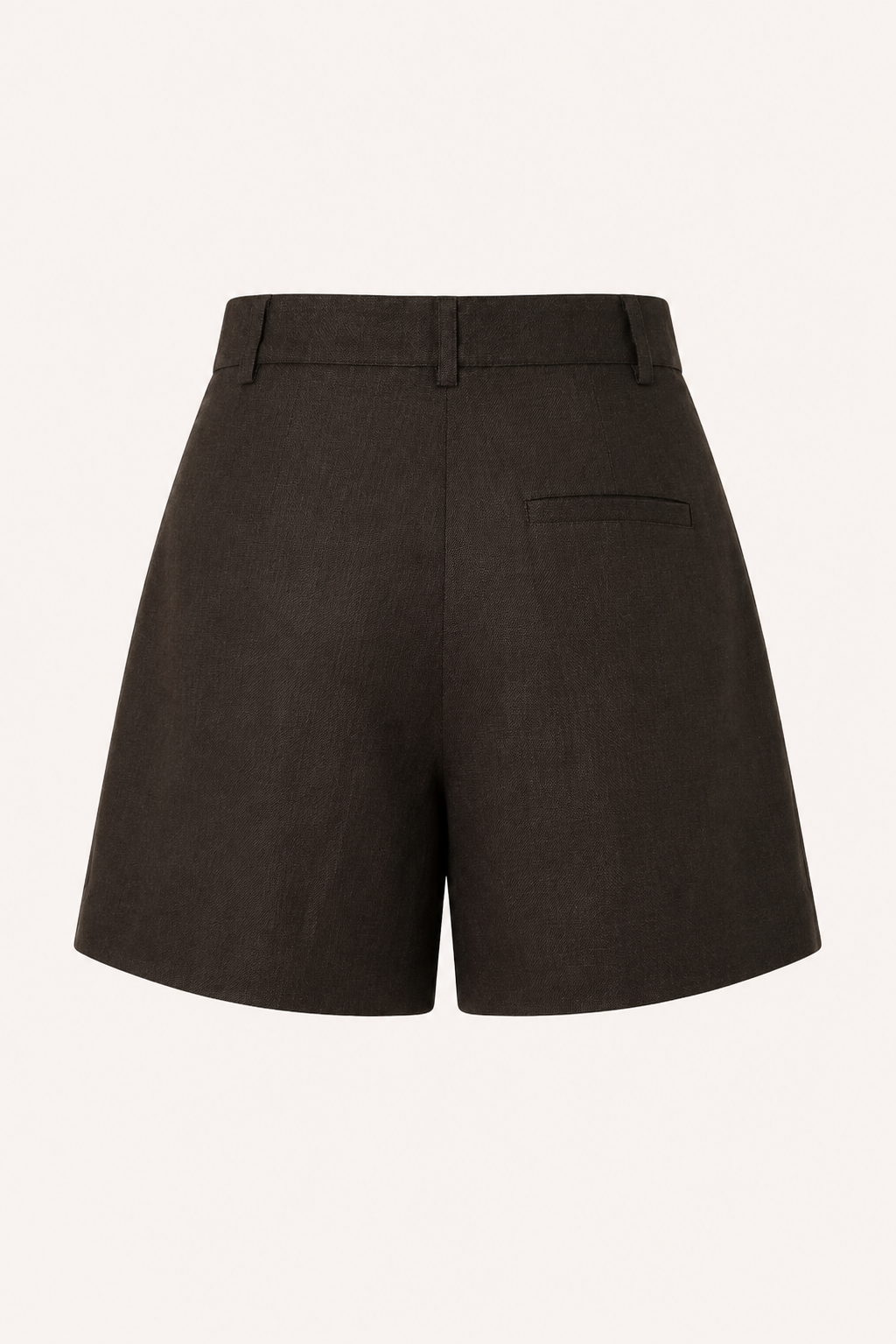 Short mujer lino algodón tiro alto pinzas trabillas – Holly