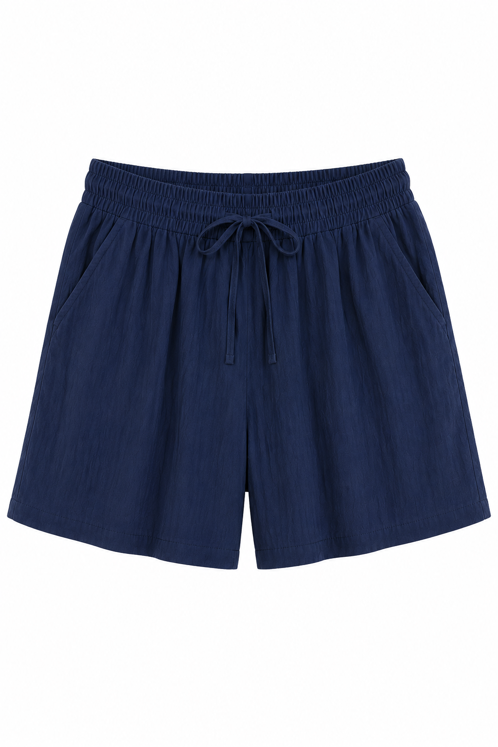 Short mujer lino algodón cintura elástica cordón pierna amplia – Anja