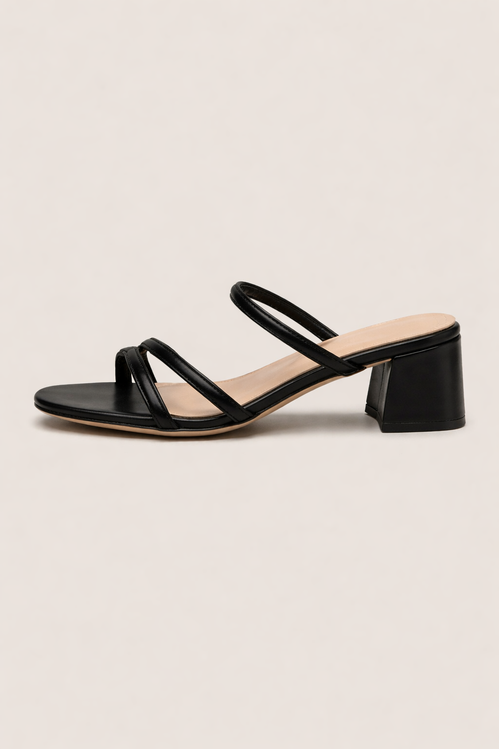 Sandalias de tacón ancho con tiras cruzadas para mujer - Maljovic