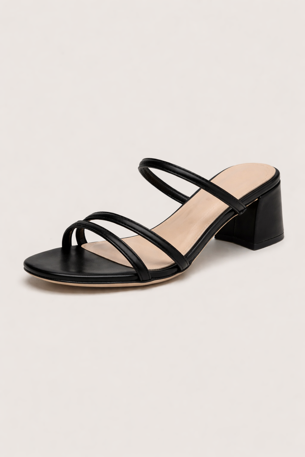 Sandalias de tacón ancho con tiras cruzadas para mujer - Maljovic
