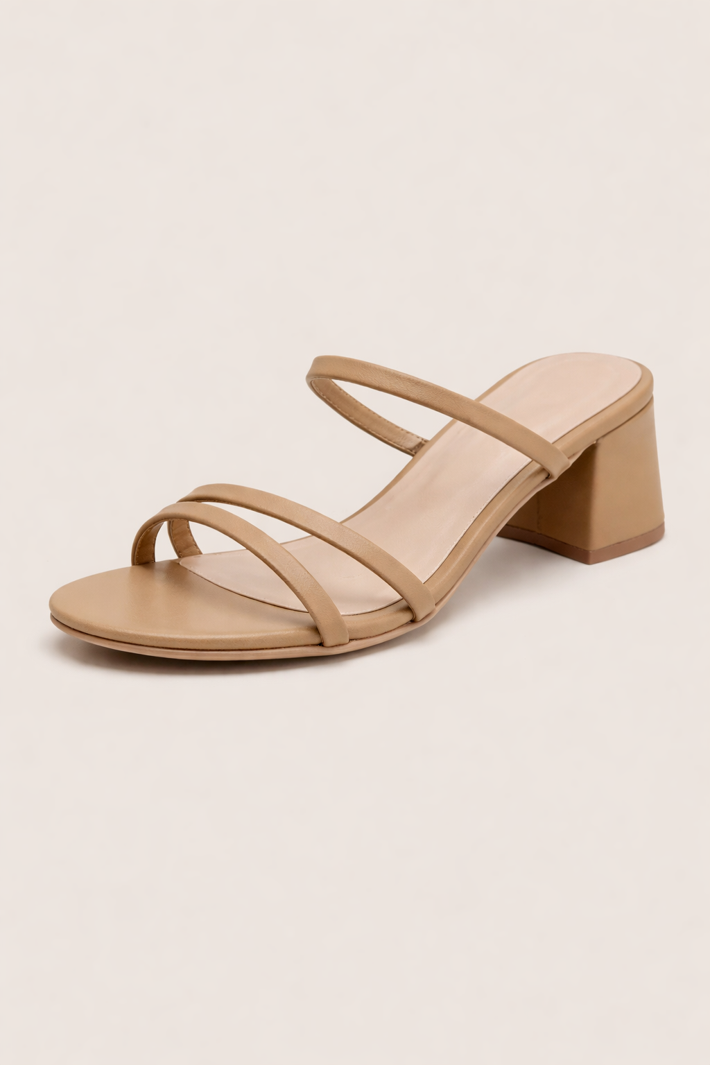 Sandalias de tacón ancho con tiras cruzadas para mujer - Maljovic