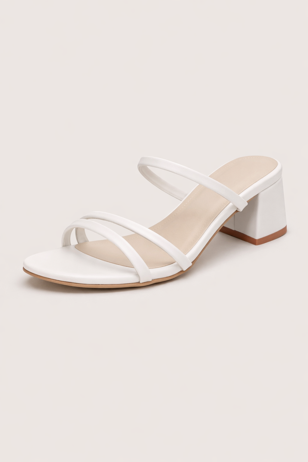 Sandalias de tacón ancho con tiras cruzadas para mujer - Maljovic