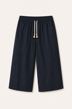 Pantalón cropped hombre cintura elástica cordón bolsillos – Alfie