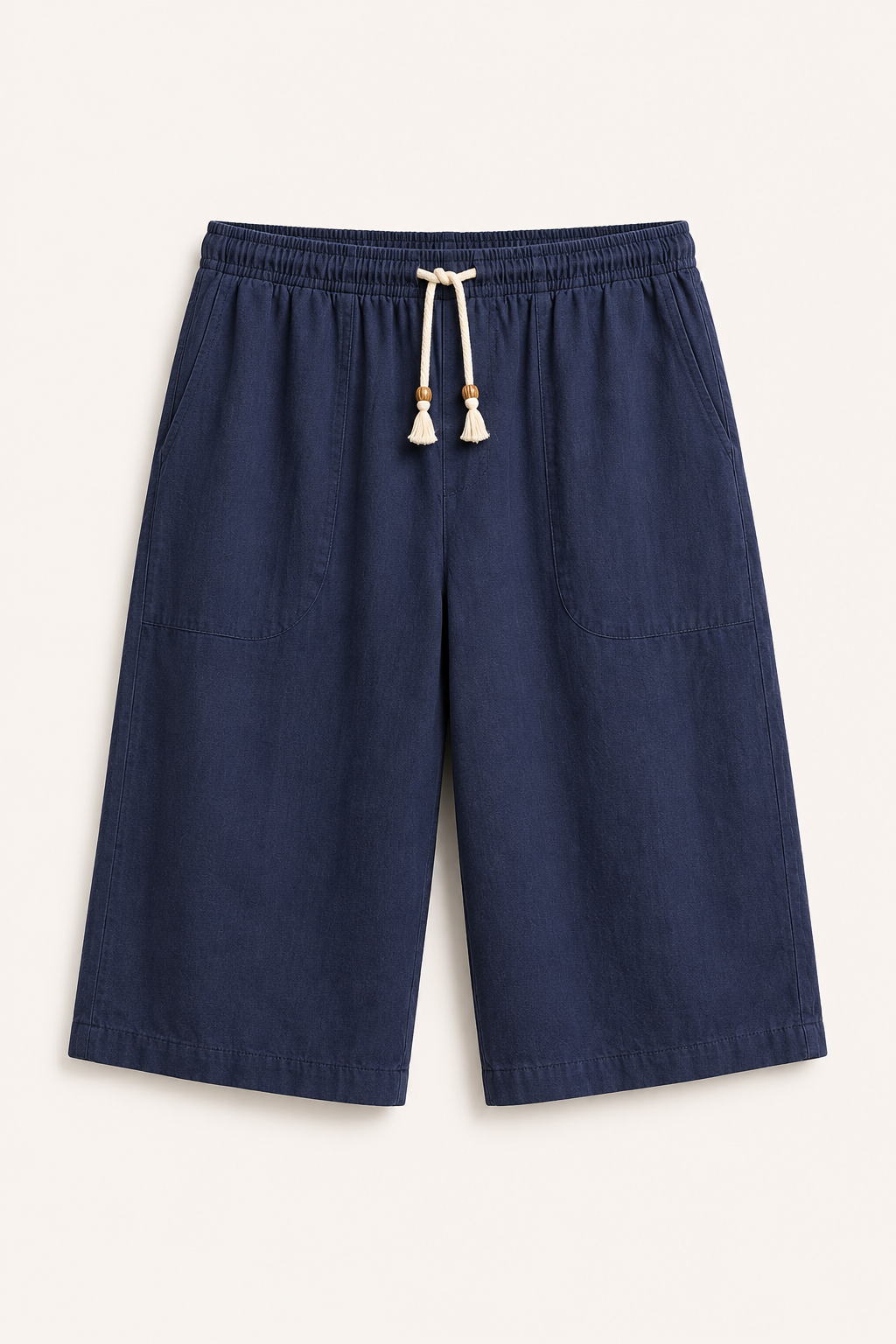 Pantalón cropped hombre cintura elástica cordón bolsillos – Alfie