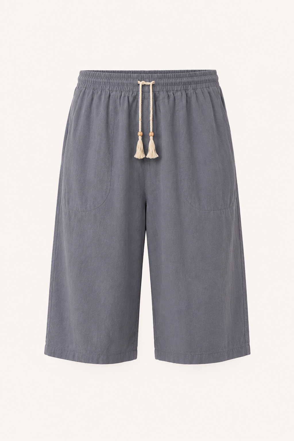Pantalón cropped hombre cintura elástica cordón bolsillos – Alfie