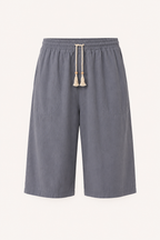 Pantalón cropped hombre cintura elástica cordón bolsillos – Alfie