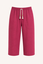 Pantalón cropped hombre cintura elástica cordón bolsillos – Alfie