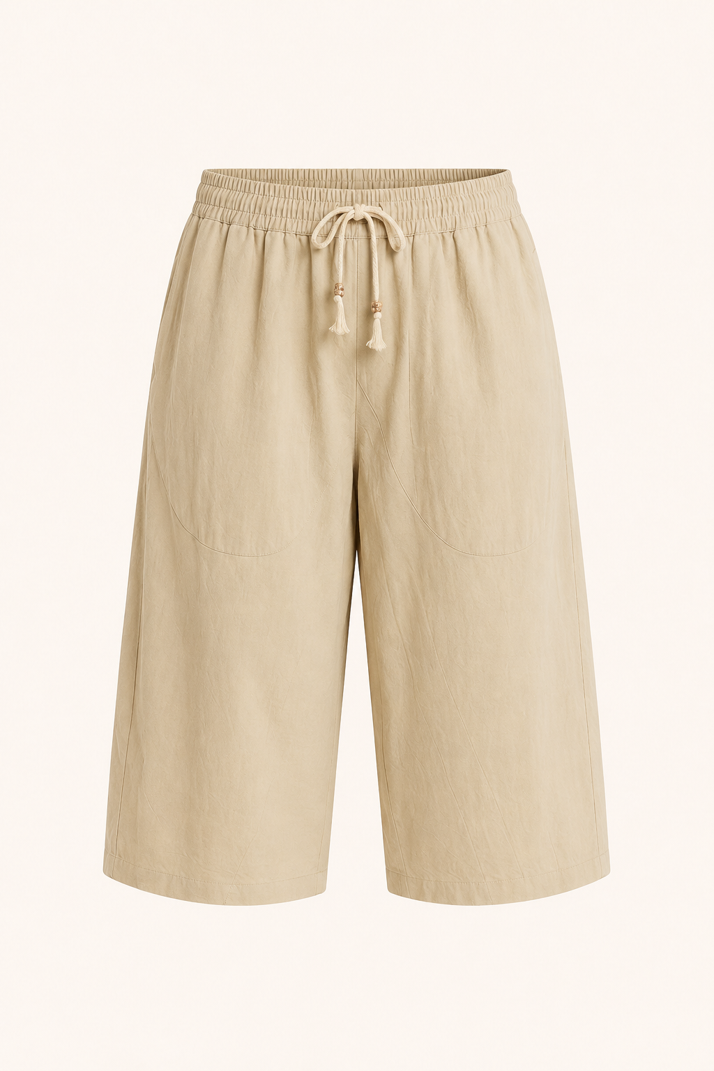 Pantalón cropped hombre cintura elástica cordón bolsillos – Alfie