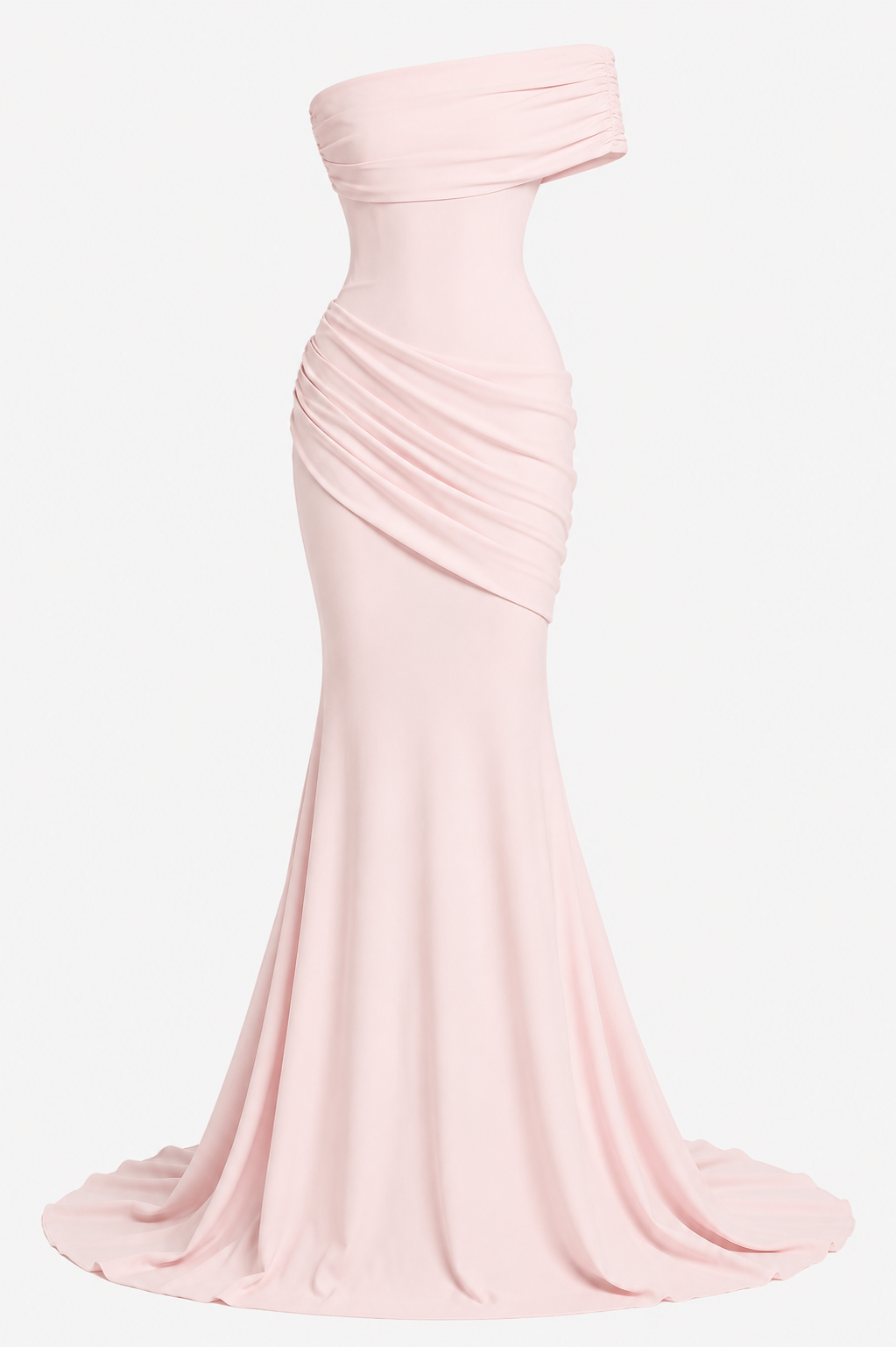 Vestido largo mujer un hombro sirena elegante fiesta - Aurelia