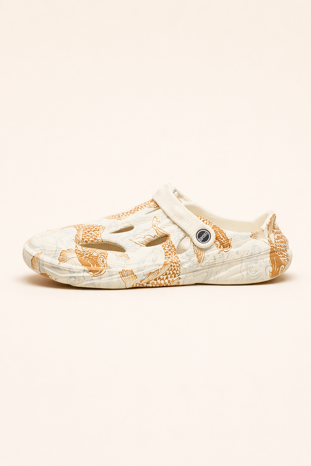 Sandalias tipo zueco con estampado y correa para hombre - Lex