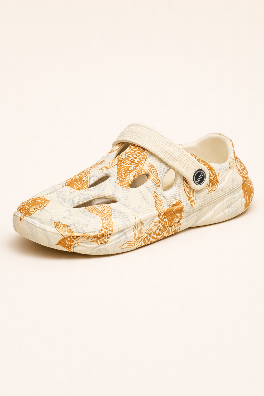 Sandalias tipo zueco con estampado y correa para hombre - Lex