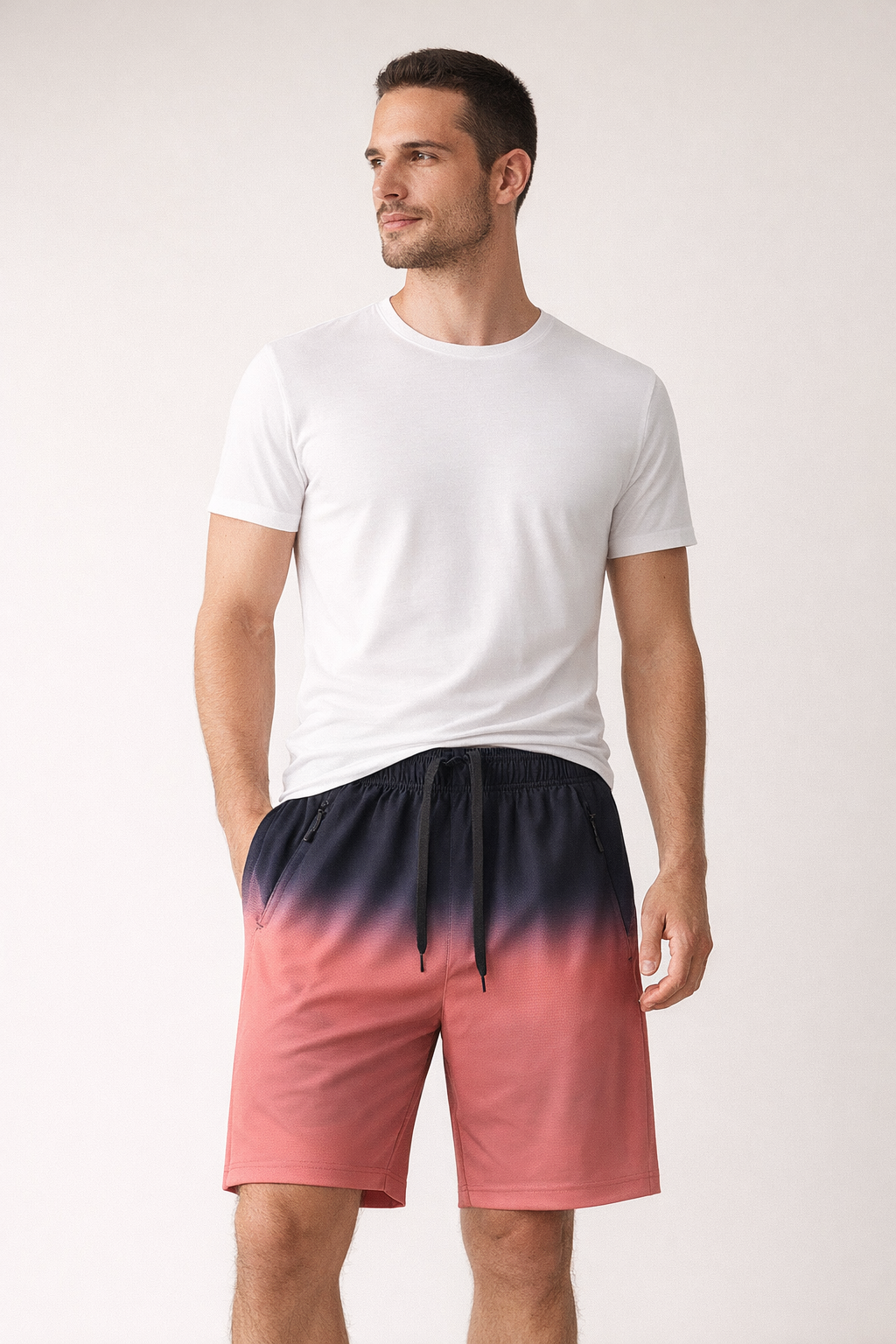 Short de playa para hombre tejido ligero - Horizon