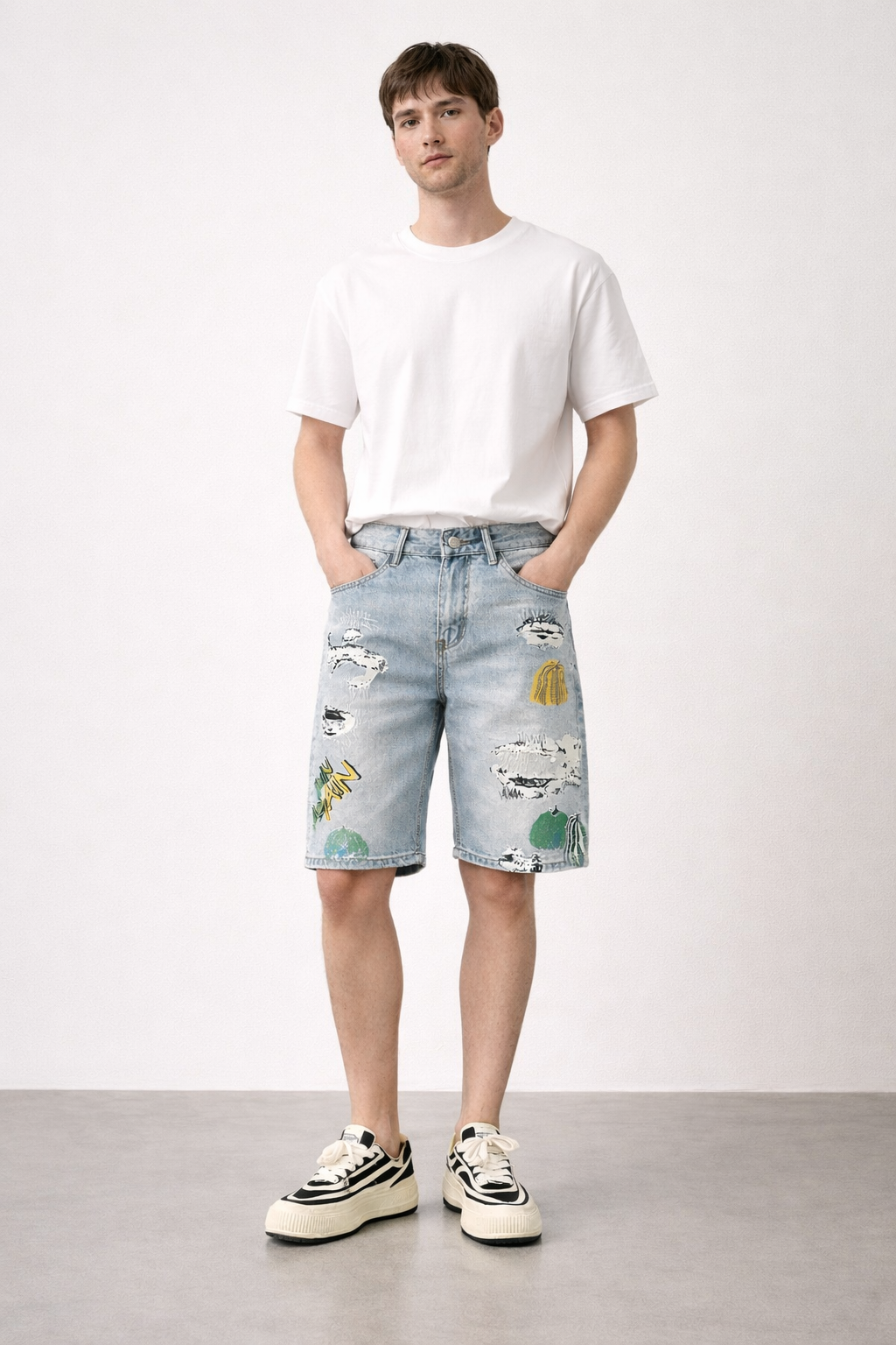 Shorts urbanos de mezclilla para hombre - Artisan