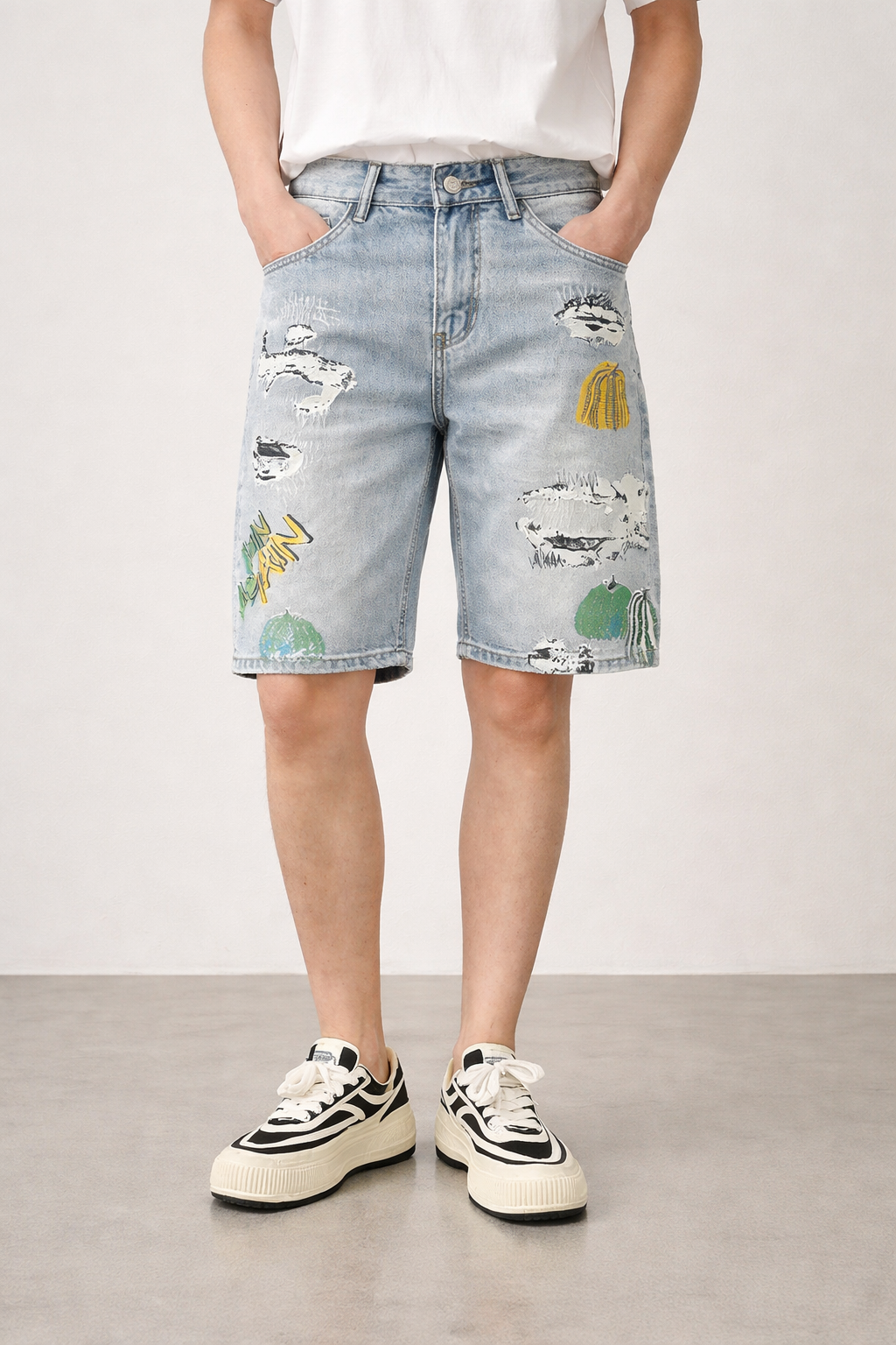 Shorts urbanos de mezclilla para hombre - Artisan