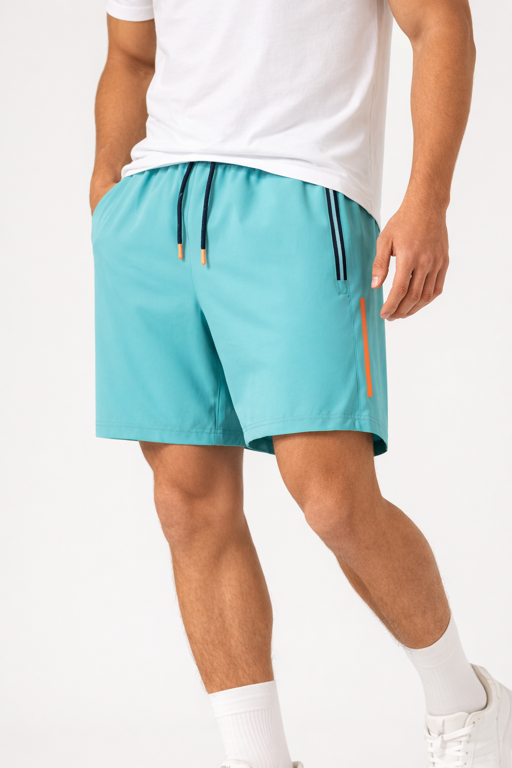 Shorts deportivos ligeros con cordón ajustable para hombre - Kylian