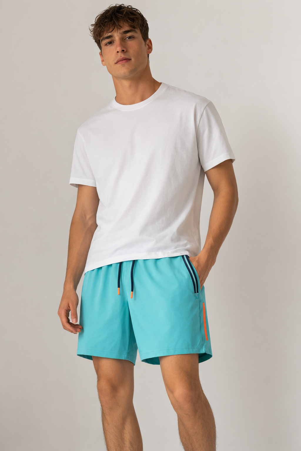 Shorts deportivos ligeros con cordón ajustable para hombre - Kylian