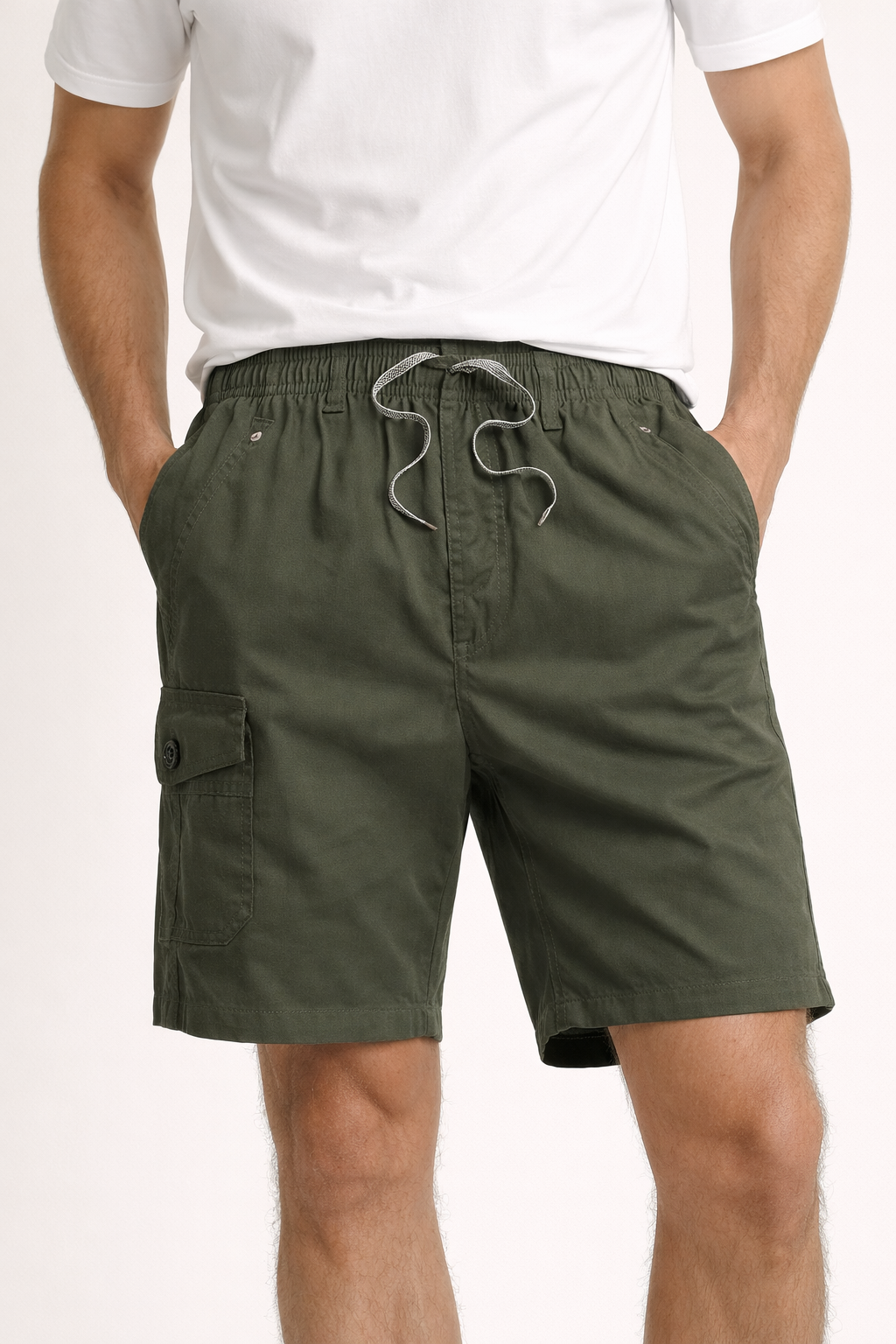 Shorts cargo con bolsillos utilitarios para hombre - Dalton