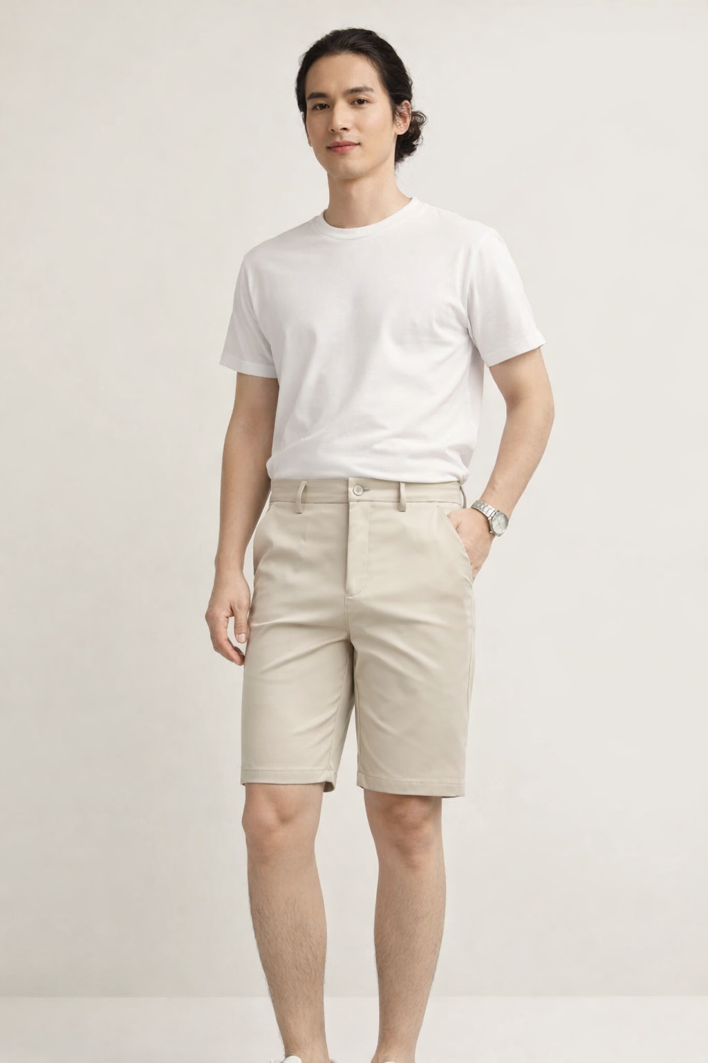 Shorts casual de corte recto para hombre - Rodrygo