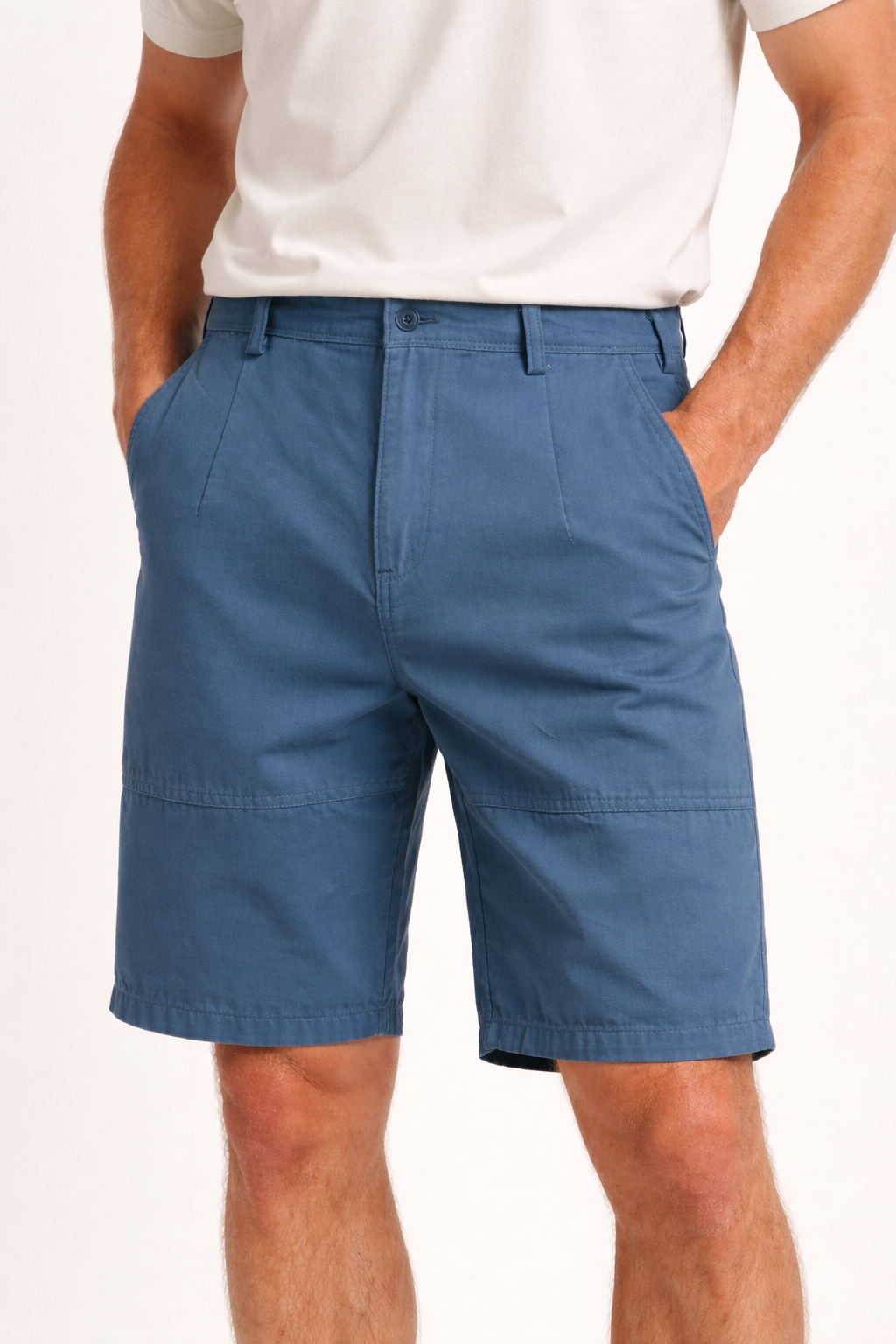 ‌Shorts casual con cierre frontal para hombre - Camden
