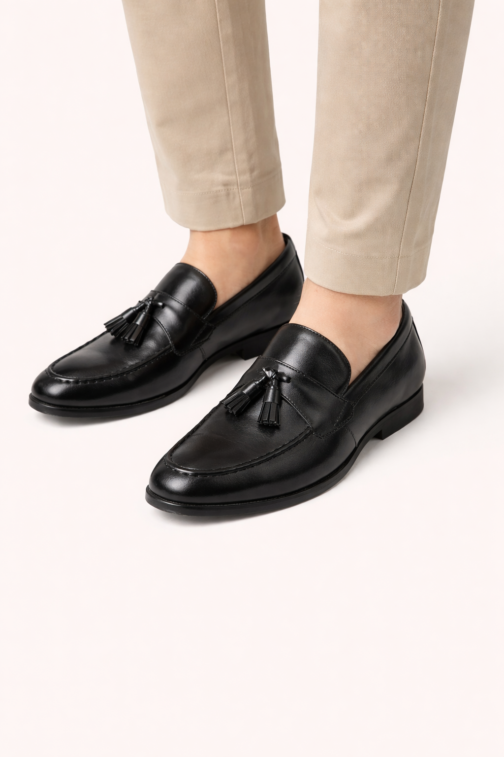 Zapatos mocasín hombre piel acabado clásico borlas elegante formal - Draven