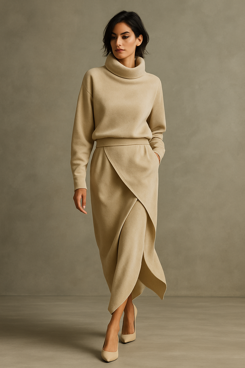 Elegante vestido de ante para mujer - Raelynn