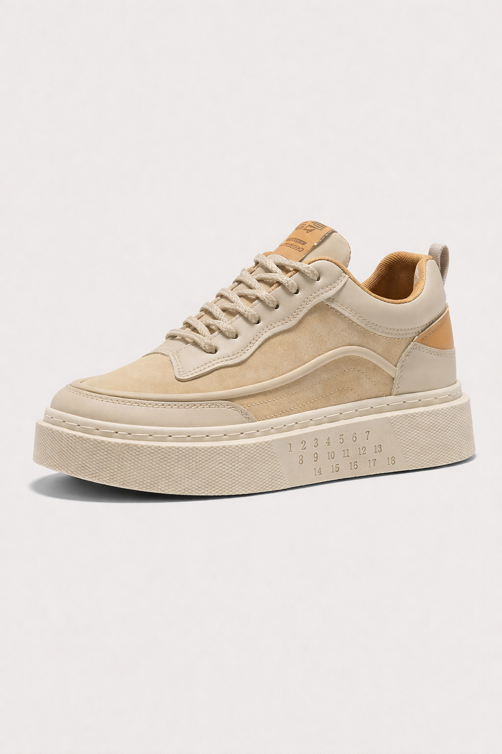 Zapatillas casuales para hombre diseño minimalista suela elevada - Aurelio
