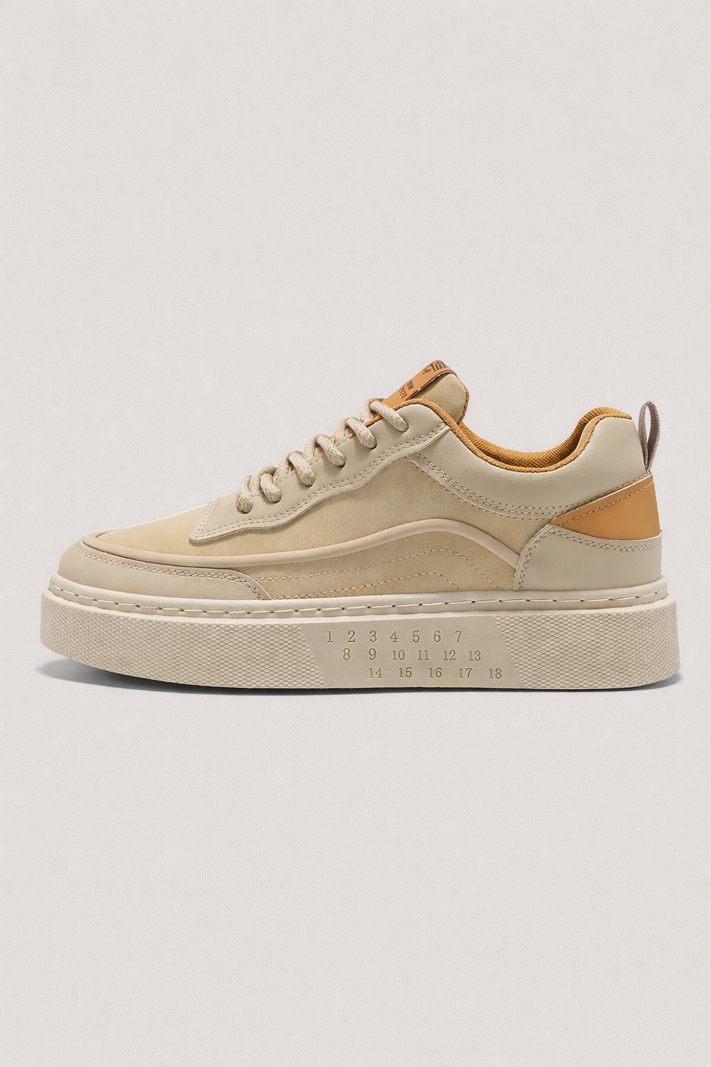Zapatillas casuales para hombre diseño minimalista suela elevada - Aurelio