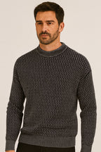 Suéter para hombre jacquard ligero - Erian