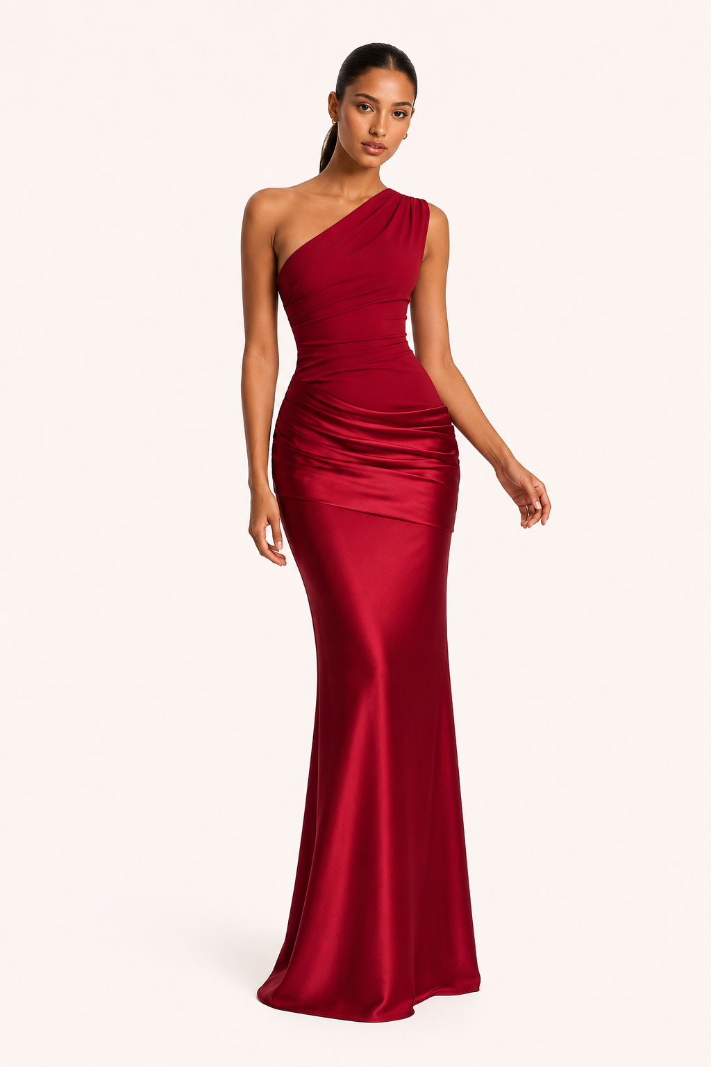 Vestido largo mujer gala ajuste entallado sofisticado noche – Selena