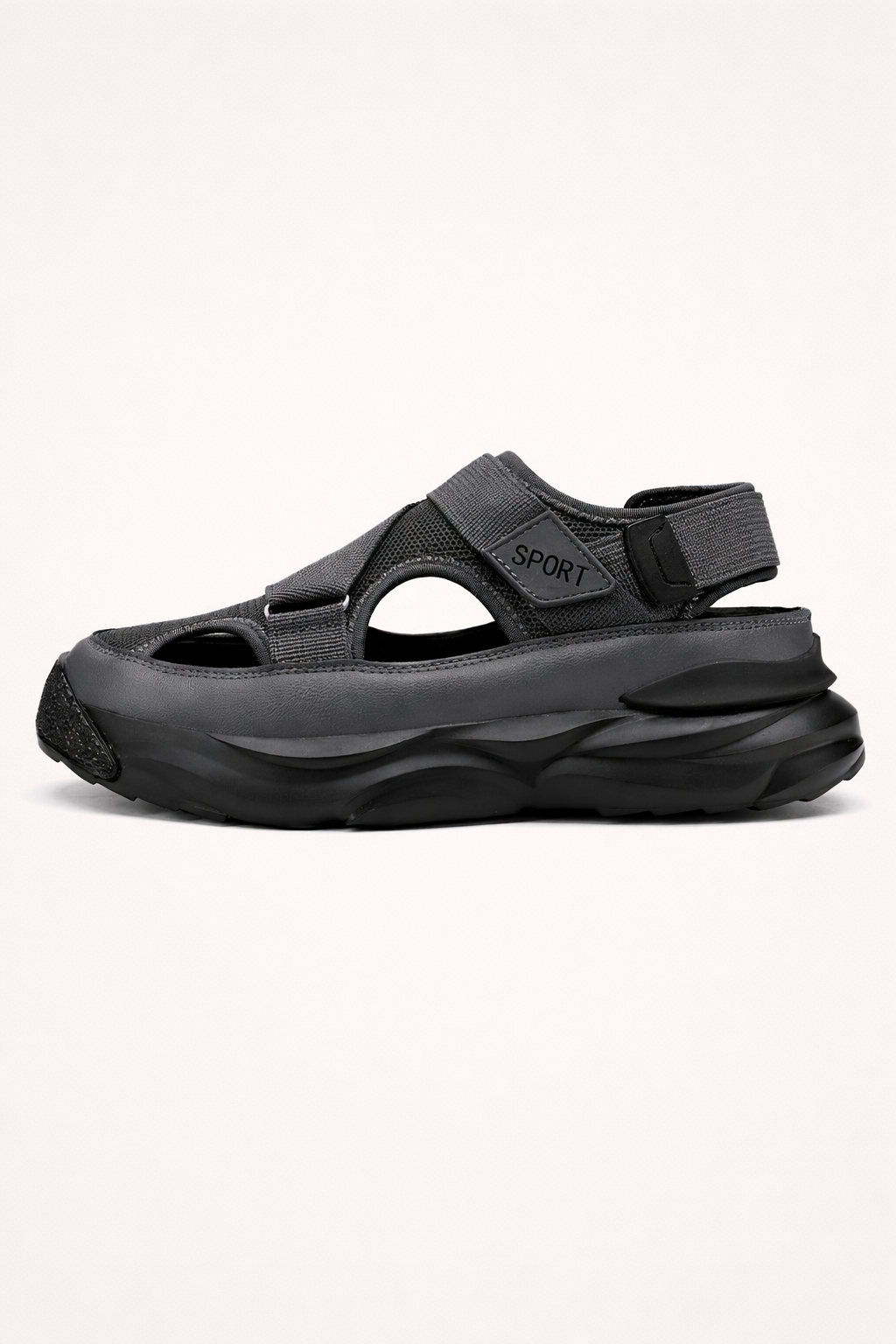 Sandalias deportivas para hombre con suela gruesa y ajuste de velcro - Bruno