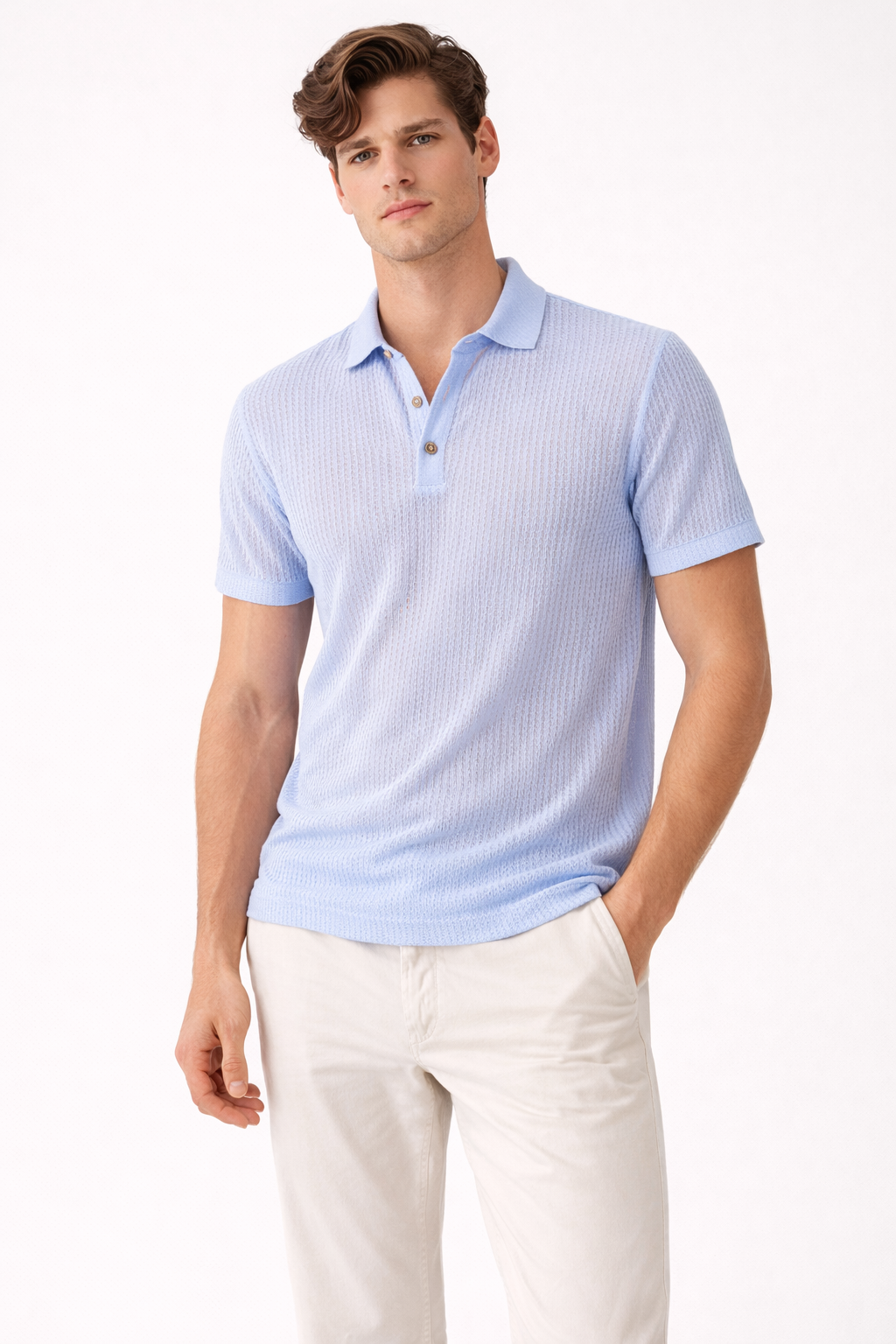 Polo básica de vestir para hombre - Kael