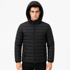 Chaqueta ligera hombre aislamiento térmico capucha resistente viento humedad - Rayan