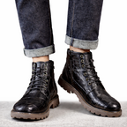 Botas casuales para hombre con cierre lateral y caña media - Ivarn
