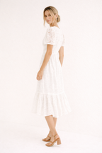 Vestido de encaje escote en V para mujer - Valen